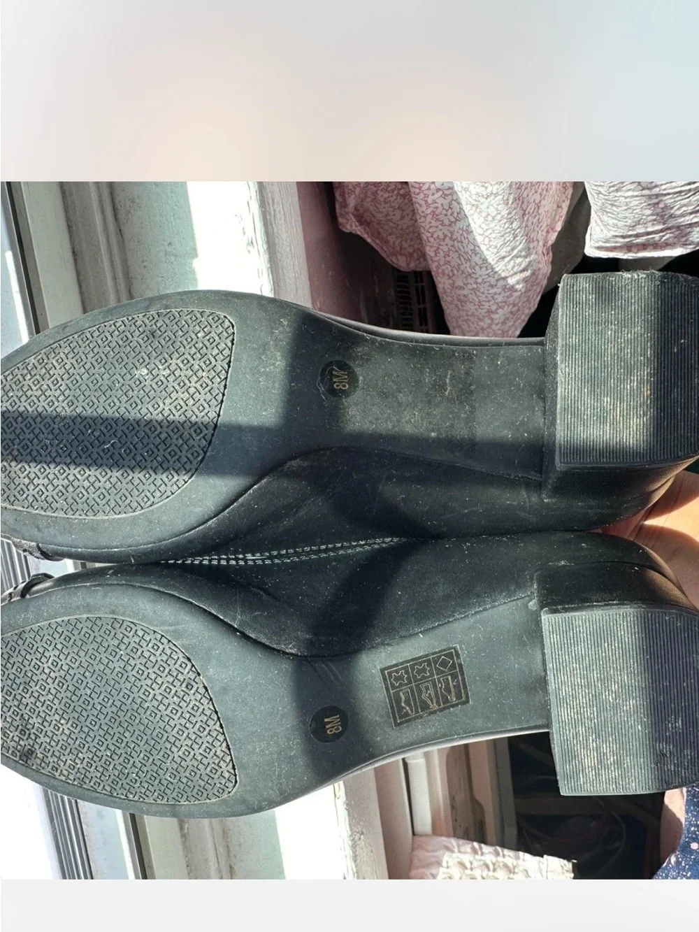 Tory Burch Women's Black Logo Block Heel